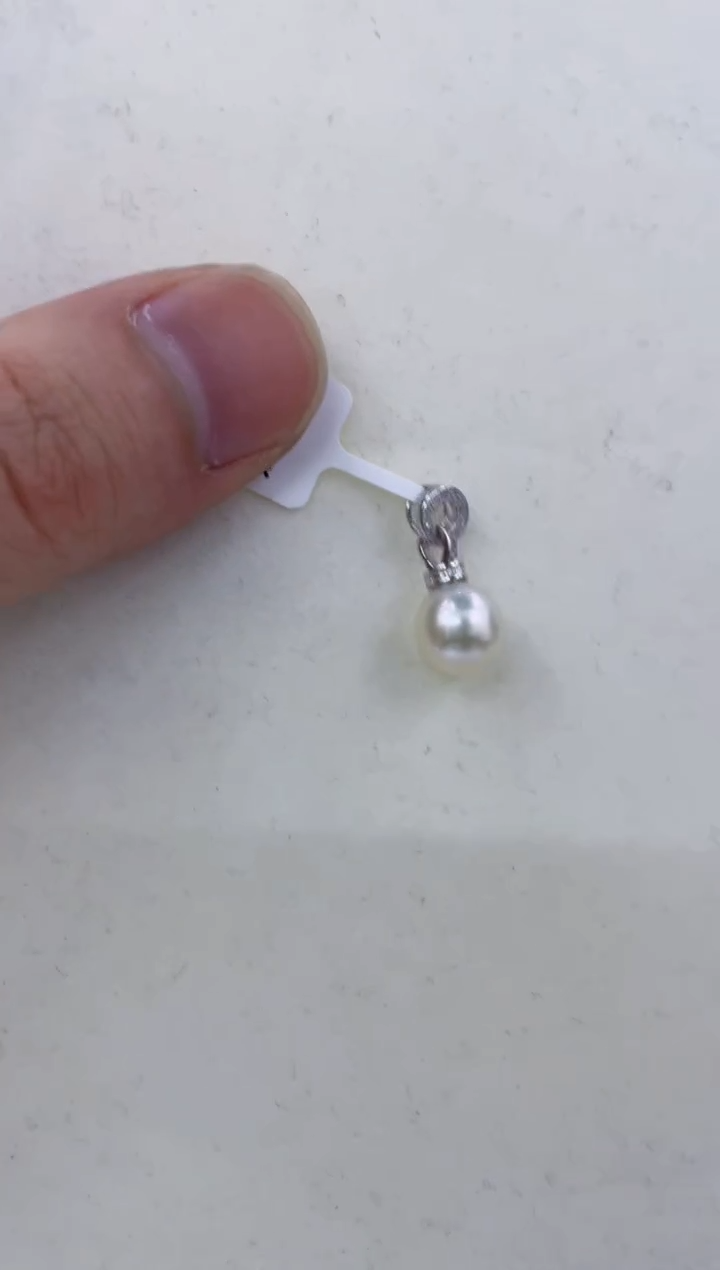 颈饰银S925镶嵌海水珍珠  