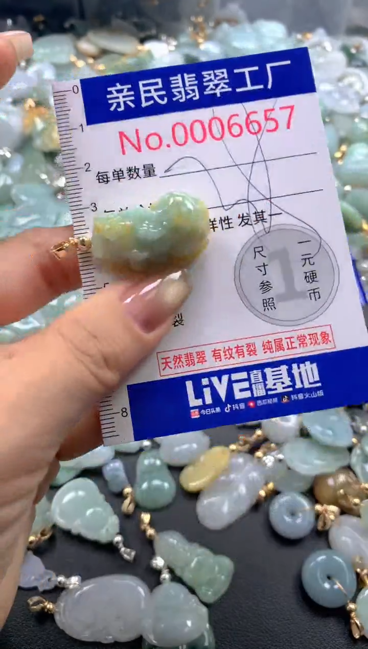 颈饰未镶嵌翡翠6657