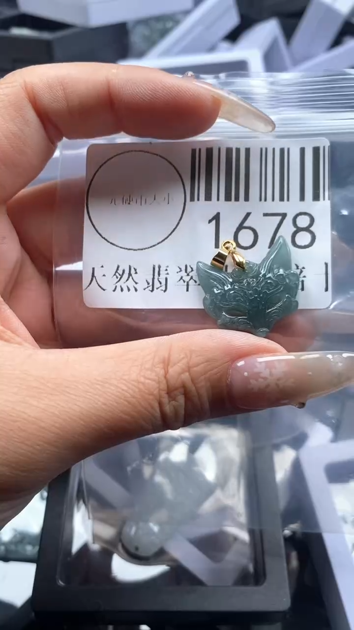 颈饰未镶嵌翡翠1678