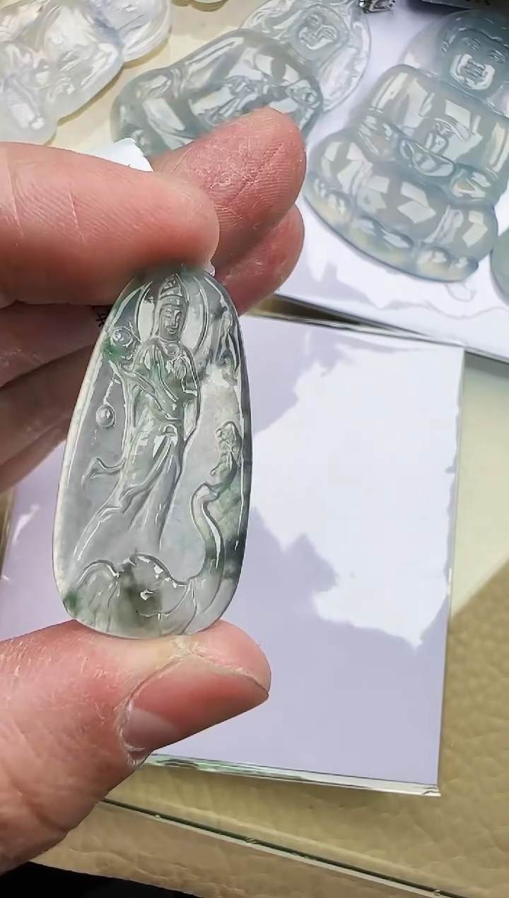 颈饰未镶嵌翡翠缅甸翡翠a货