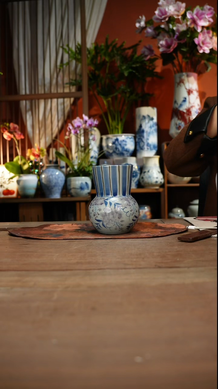 当代高温釉下彩手绘陶瓷餐具