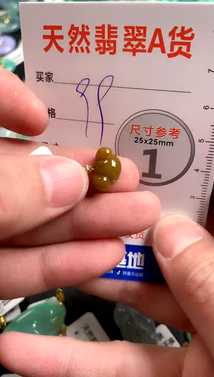 【闪购商品】翡翠颈饰18K金镶嵌14003039