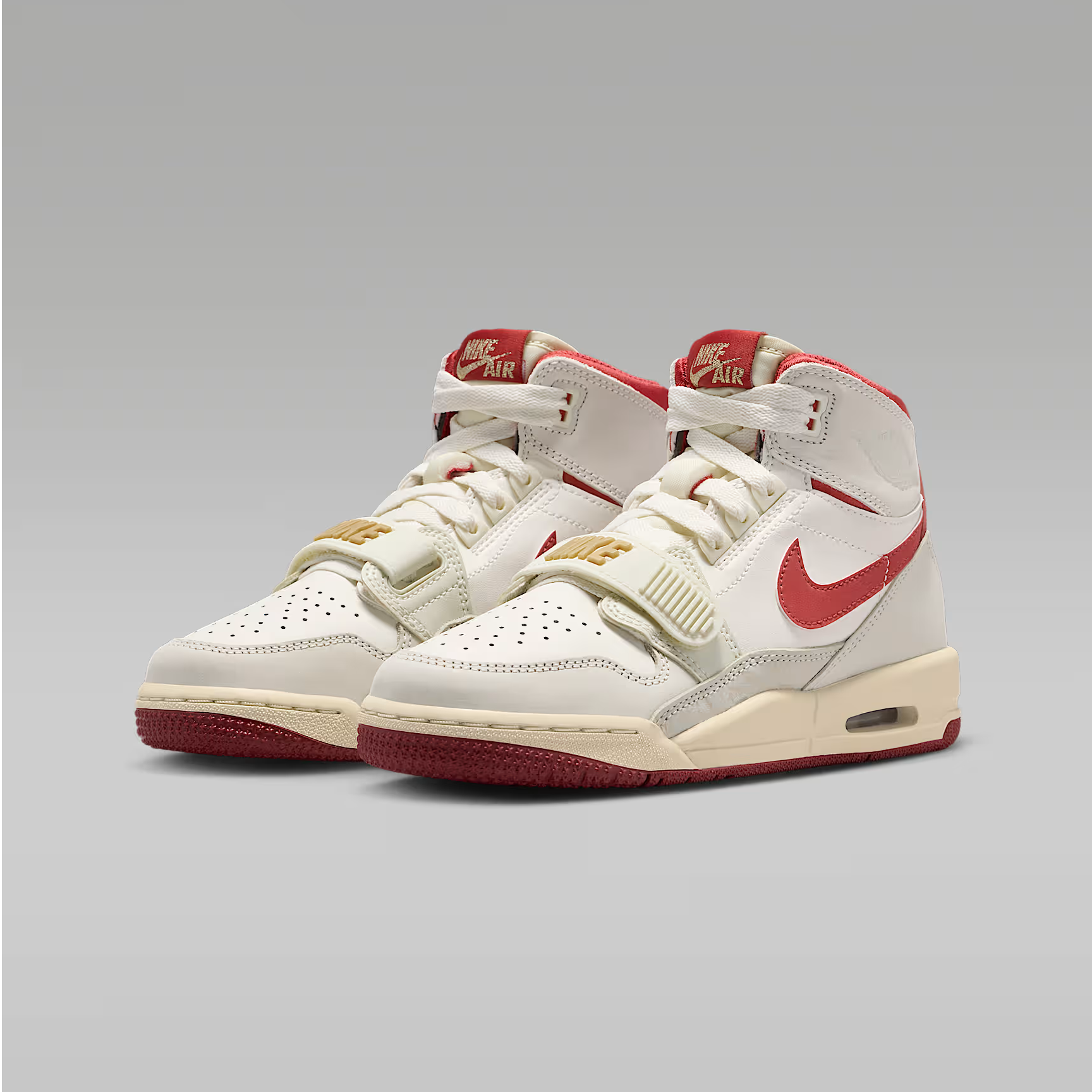 NIKE/耐克官方正品马年新款AJ312 GS白红百搭高帮鞋IQ9785-161