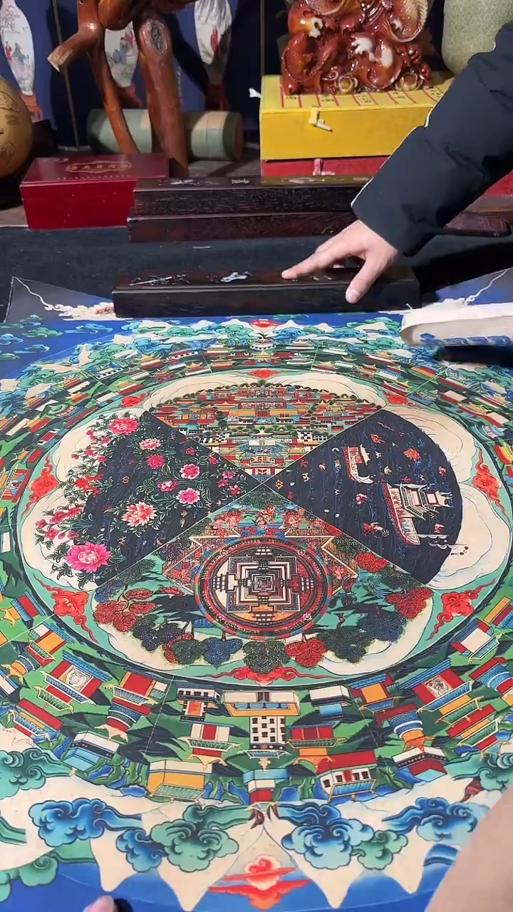 卷轴画藏式珍藏彩绘艺术馆27