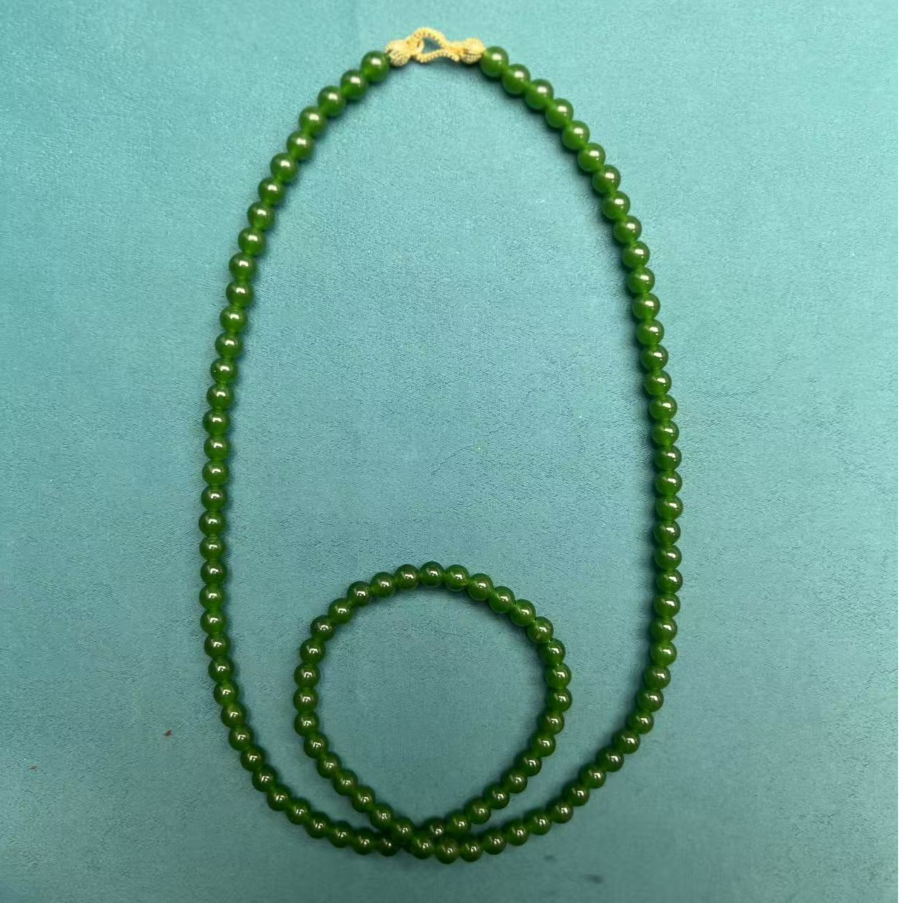 【官方甄选】高货俄罗斯满绿女神链带中国结发货