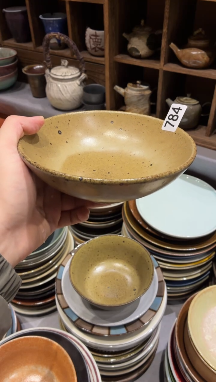 瓷片V****a784鹧鸪斑圆口碗1个