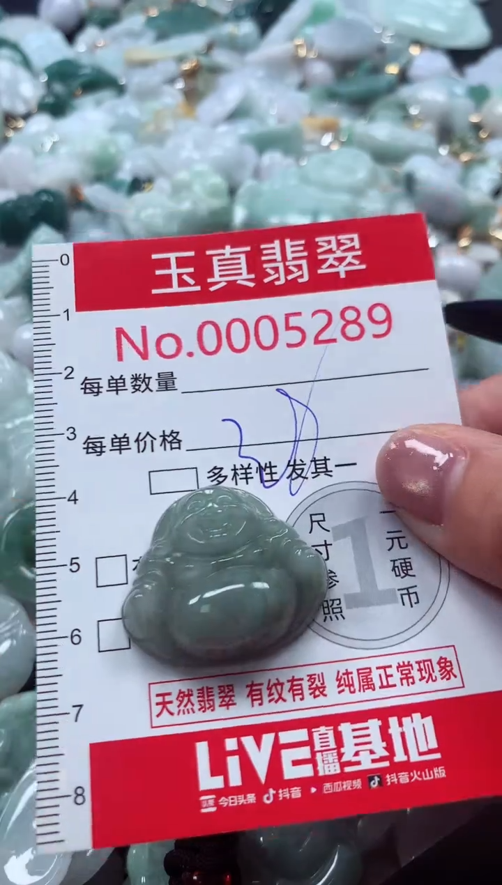吊坠(不含链)未镶嵌翡翠5289