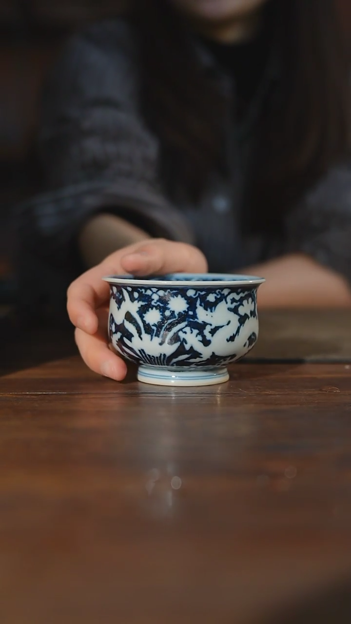 【闪购商品】杯成蕴窑  暗刻品杯