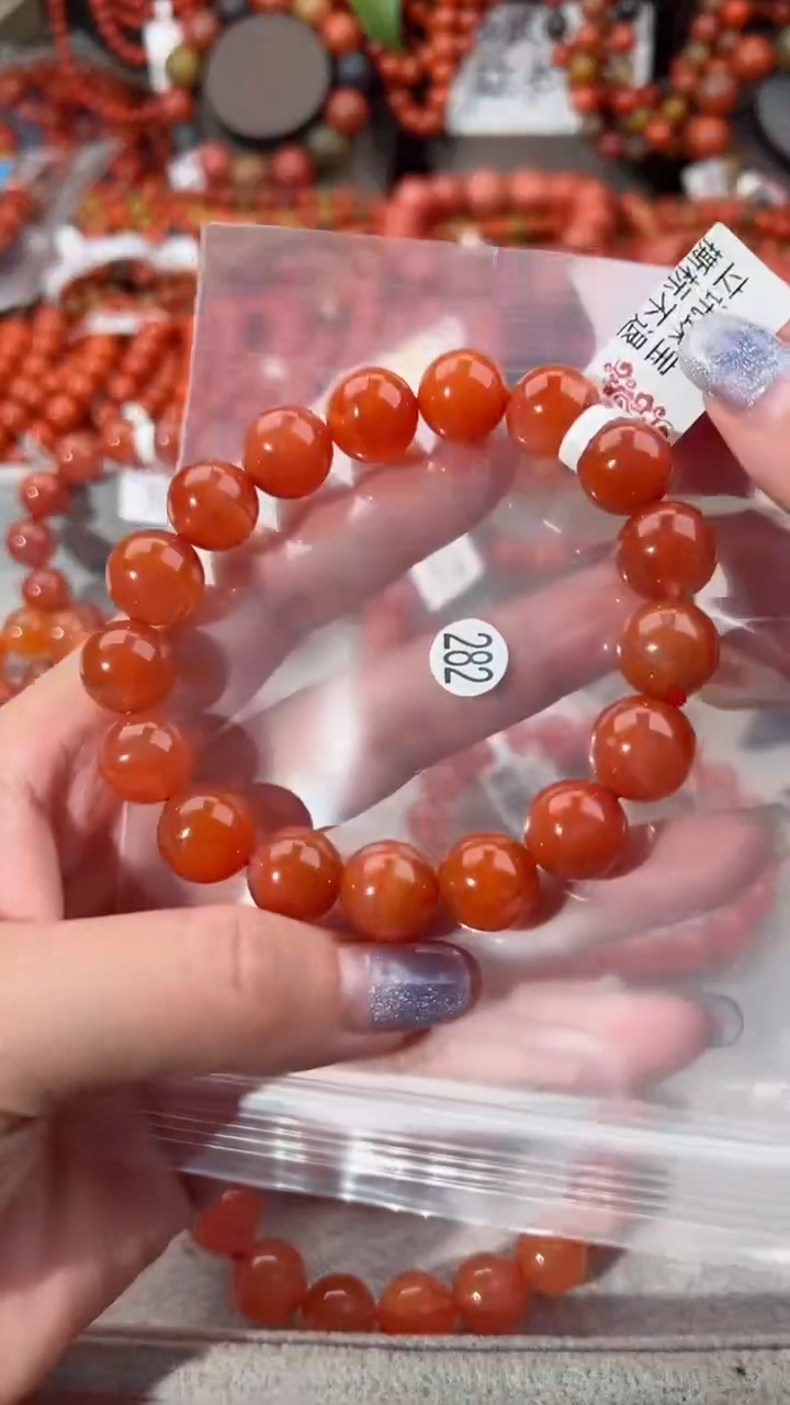 【闪购商品】南红玛瑙手串未镶嵌12