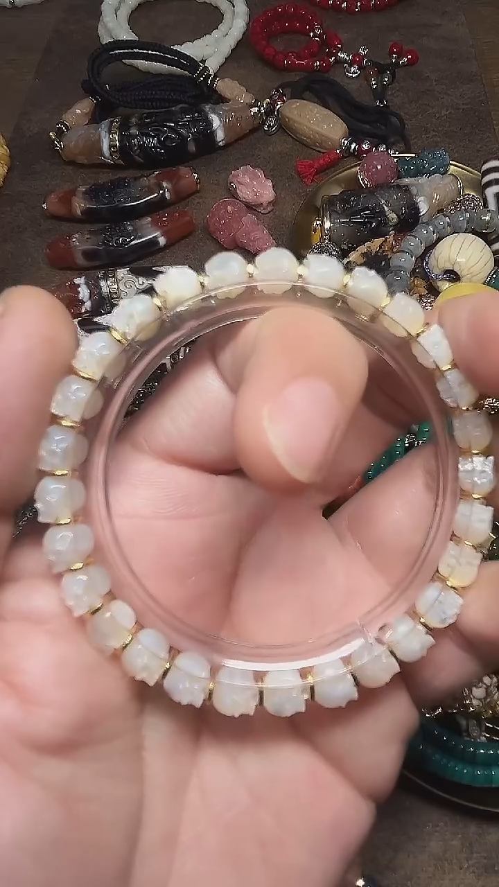 贝壳手串/手链半鄂骷髅手串