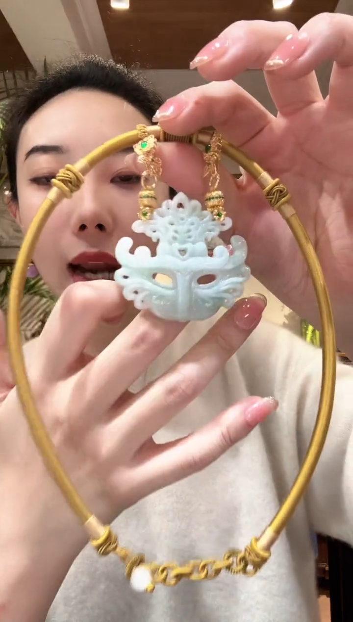 【闪购商品】翡翠颈饰未镶嵌国风