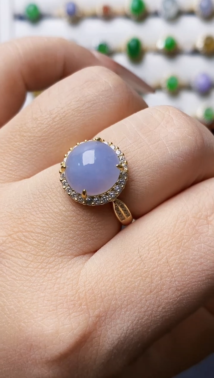 银S925镶嵌戒指翡翠1266