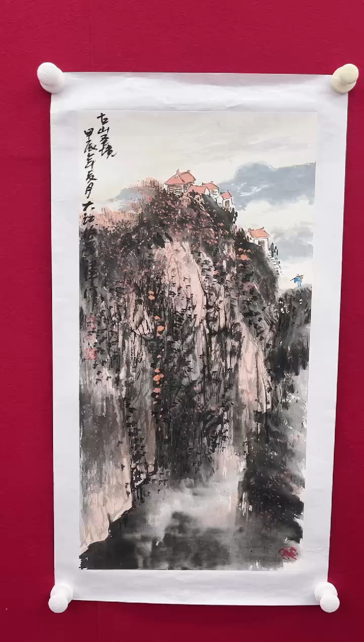 【闪购商品】国画X-吕老师大江-绘画作品-888