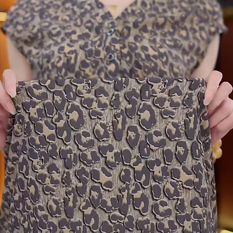 2025年新中式国风高级显瘦旗袍碎花连衣裙（平面花）【X4508】-喵喵