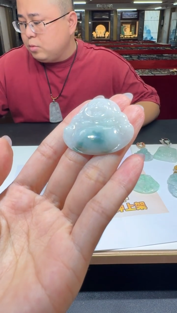 颈饰未镶嵌翡翠天然A货翡翠