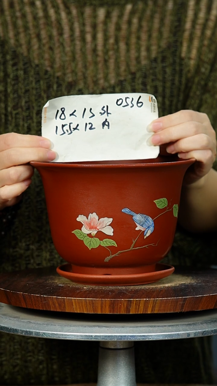紫砂花盆0536+Z紫砂花盆紫砂