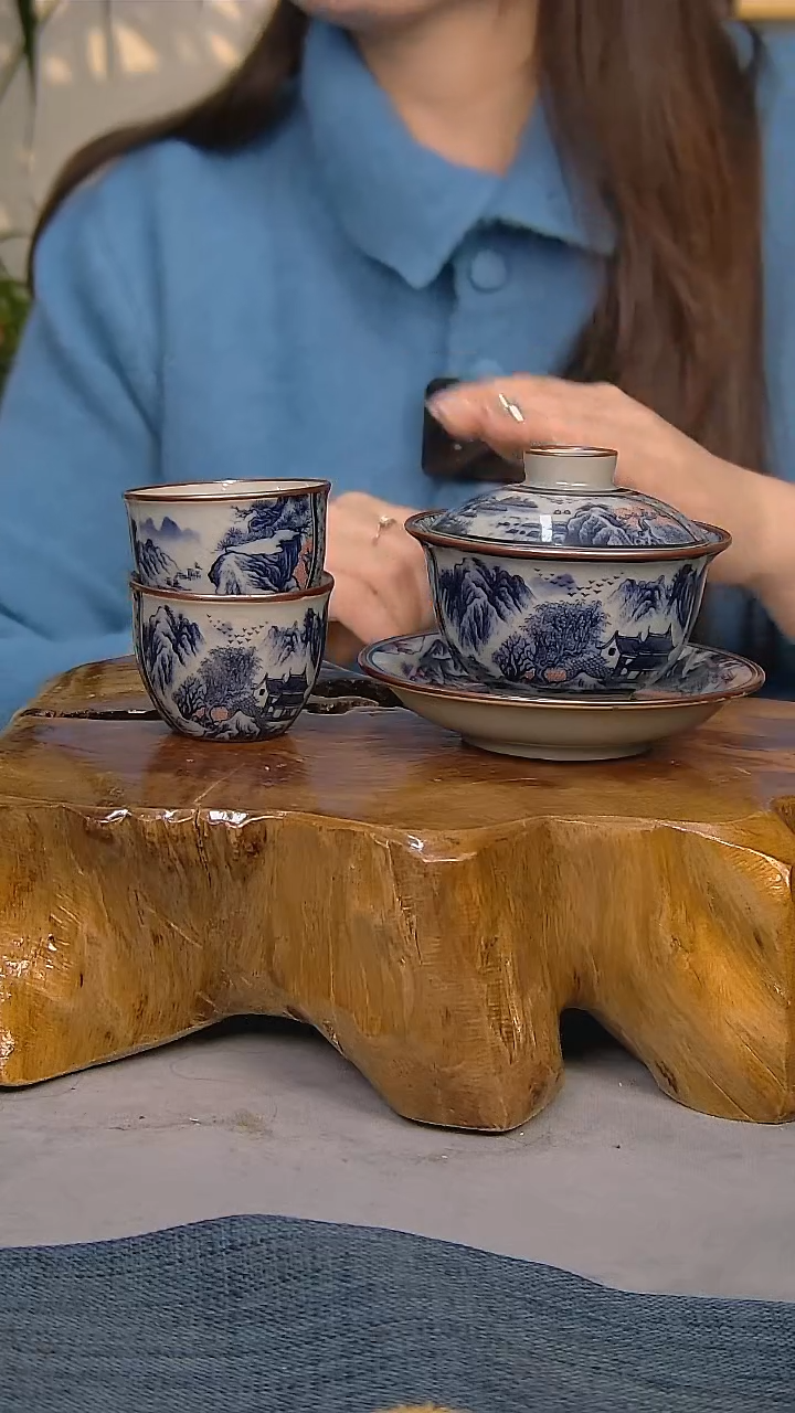 【闪购商品】简装家用款3件套 陶瓷家用茶具系列