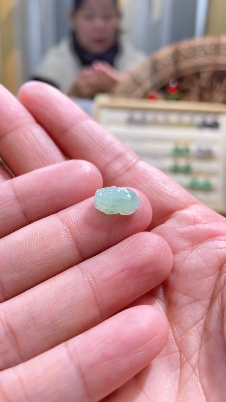 【闪购商品】翡翠颈饰未镶嵌貔貅