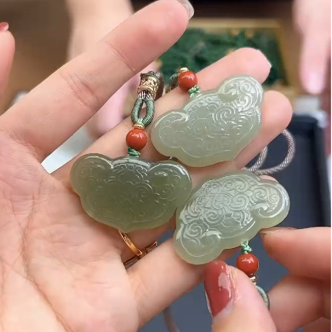 爽爽推荐*32423和田玉如意吊坠*多样性发一