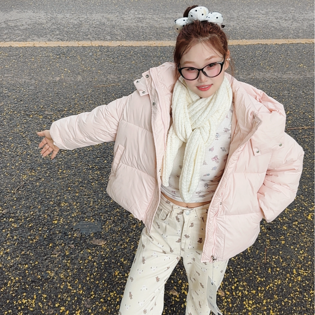 韩版棉服外套女冬季2025年秋冬新款学生棉衣加厚宽松保暖面包服袄