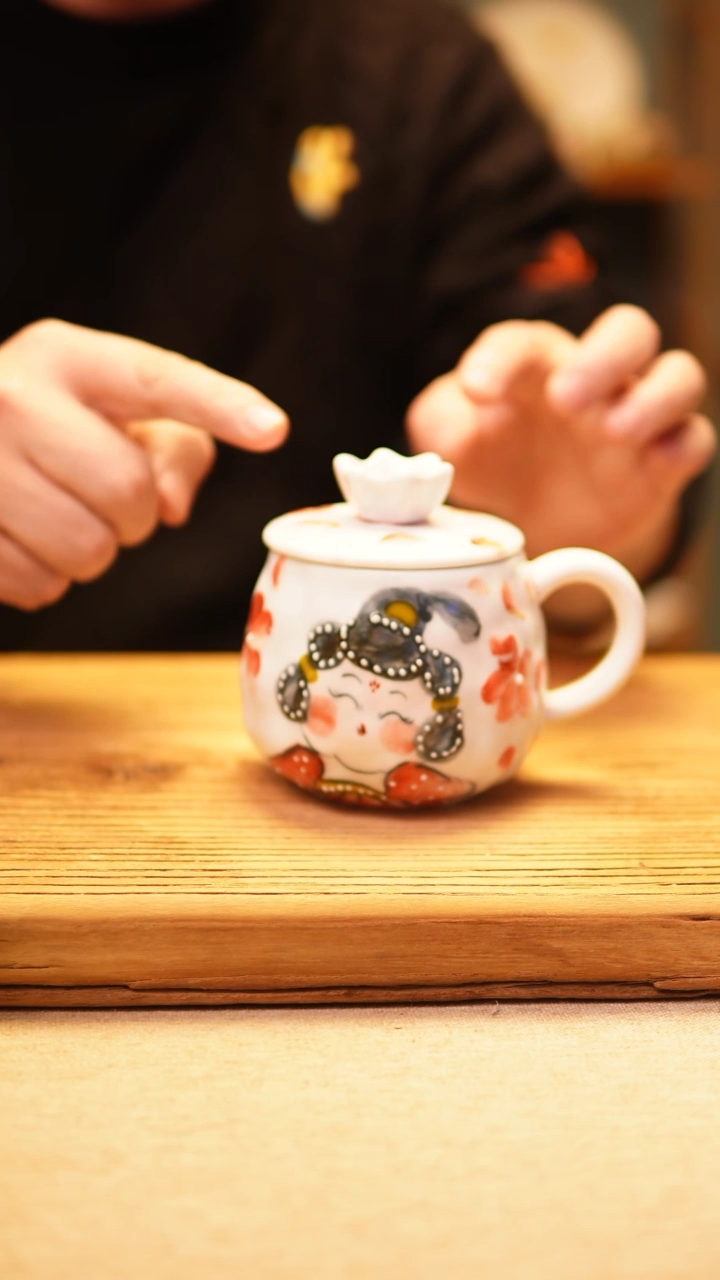 【闪购商品】@@陶园瓷舍@@纯手工手绘@高温釉下彩