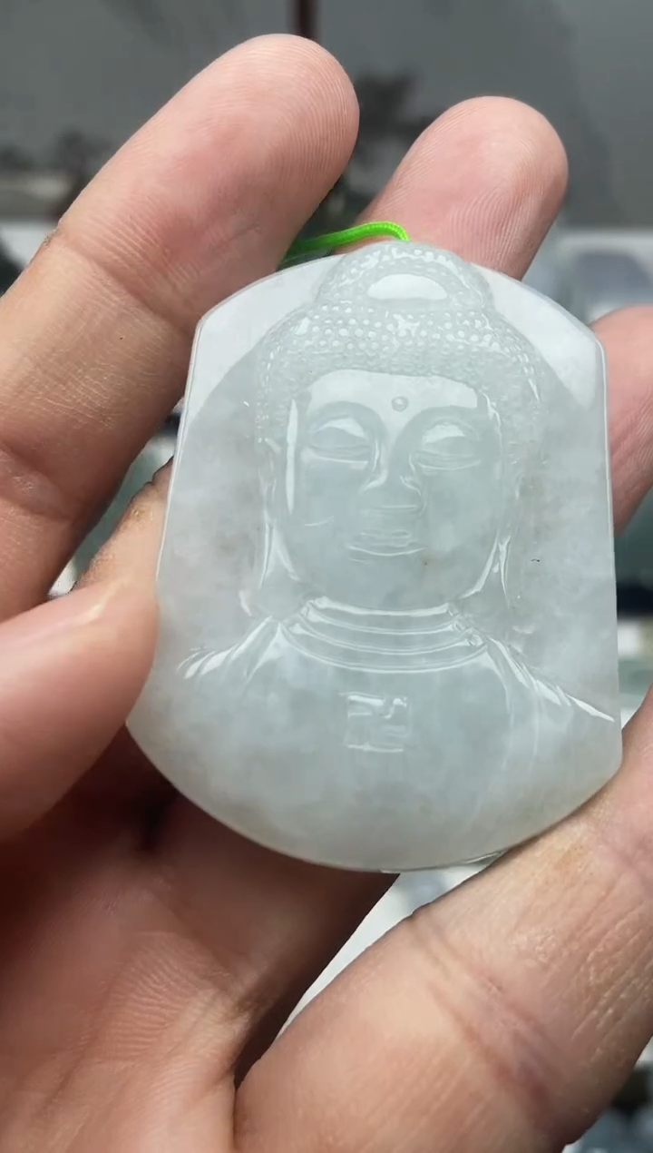 颈饰未镶嵌翡翠佛头