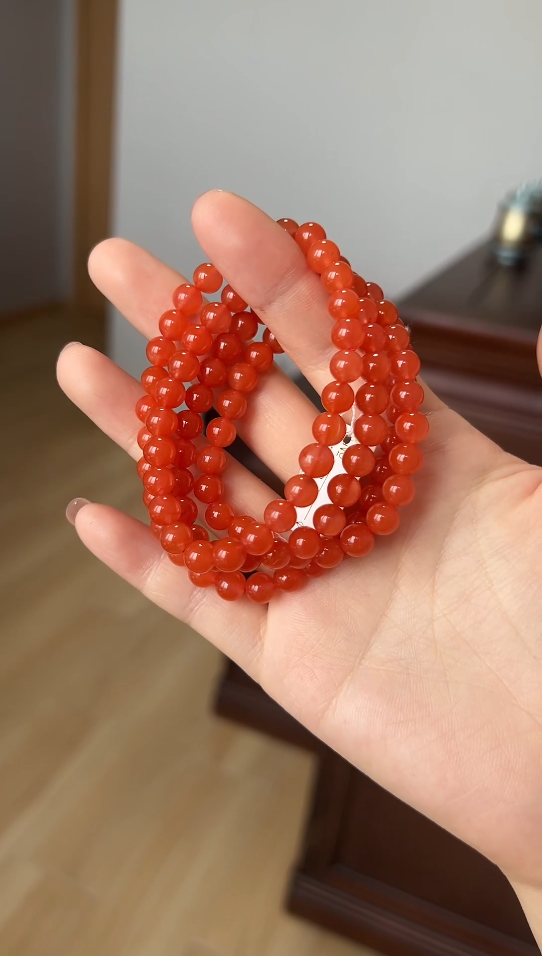 【闪购商品】南红玛瑙手串合金南红多圈手串