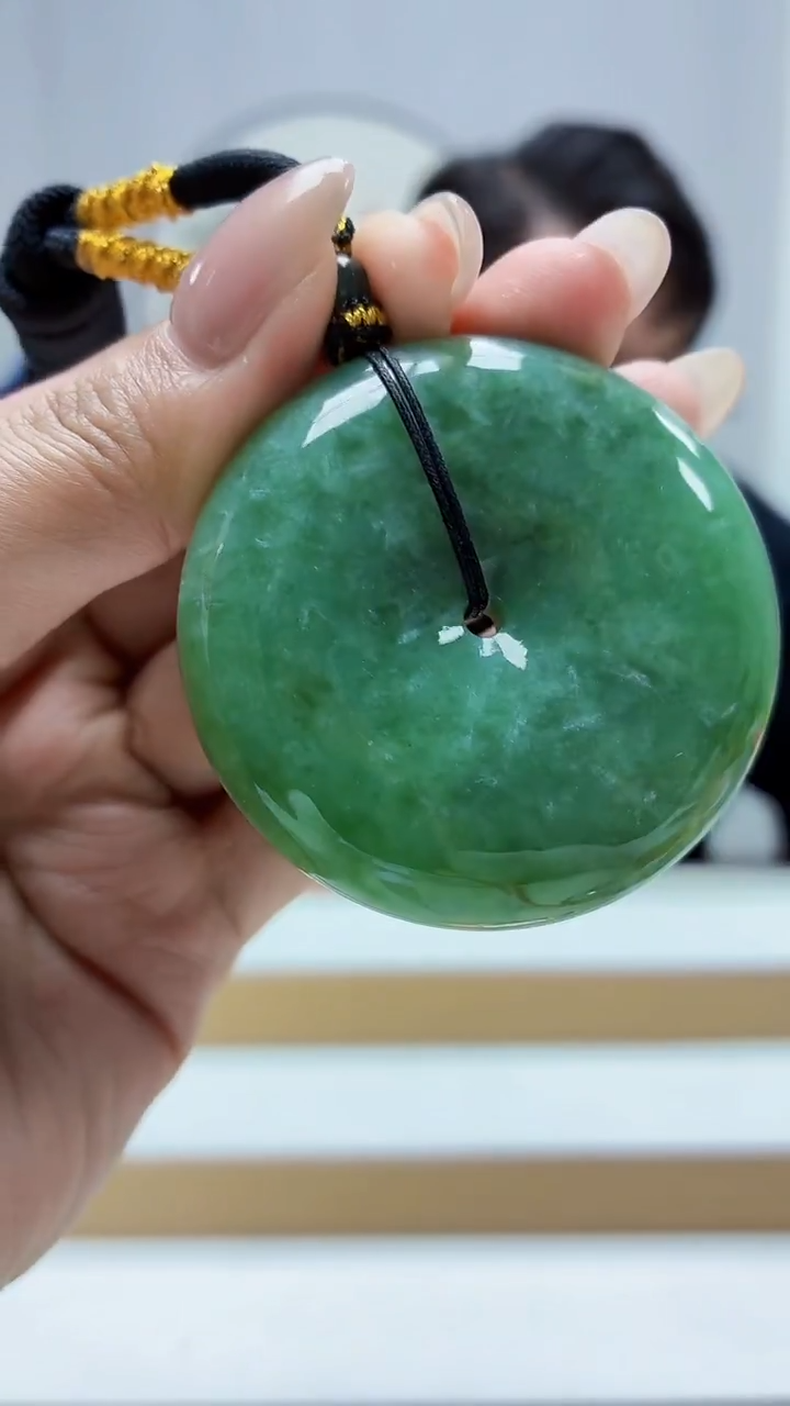 未镶嵌定制翡翠5060MM-毛货挂件20
