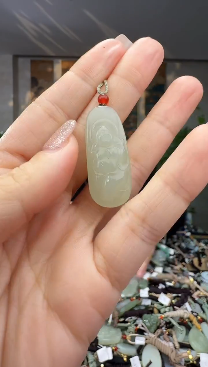 未镶嵌和田玉挂件拍一发一