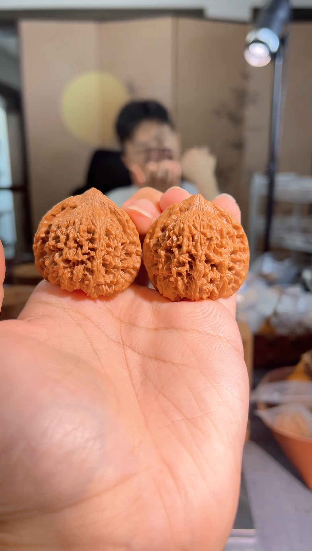 文玩核桃吊坠大***记满天星