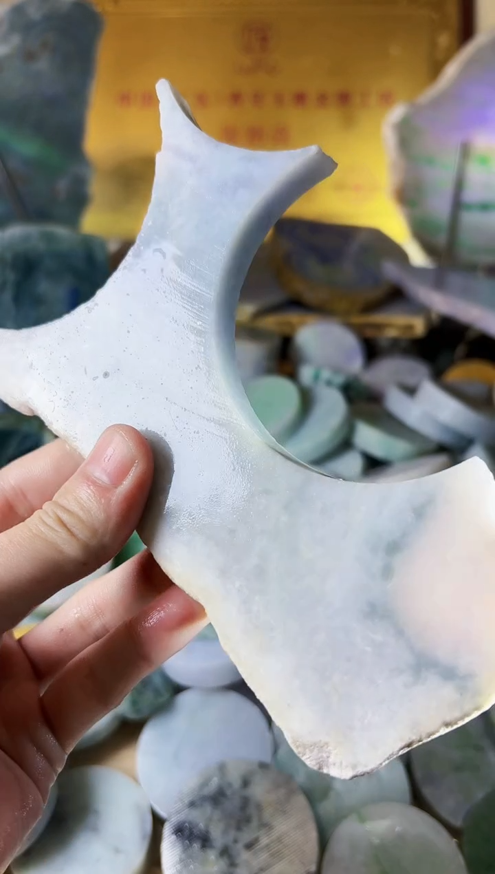 【闪购商品】翡翠颈饰未镶嵌A货吴玉2117