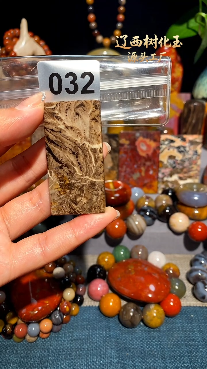 未镶嵌-硅化玉天然北票硅化玉吊坠