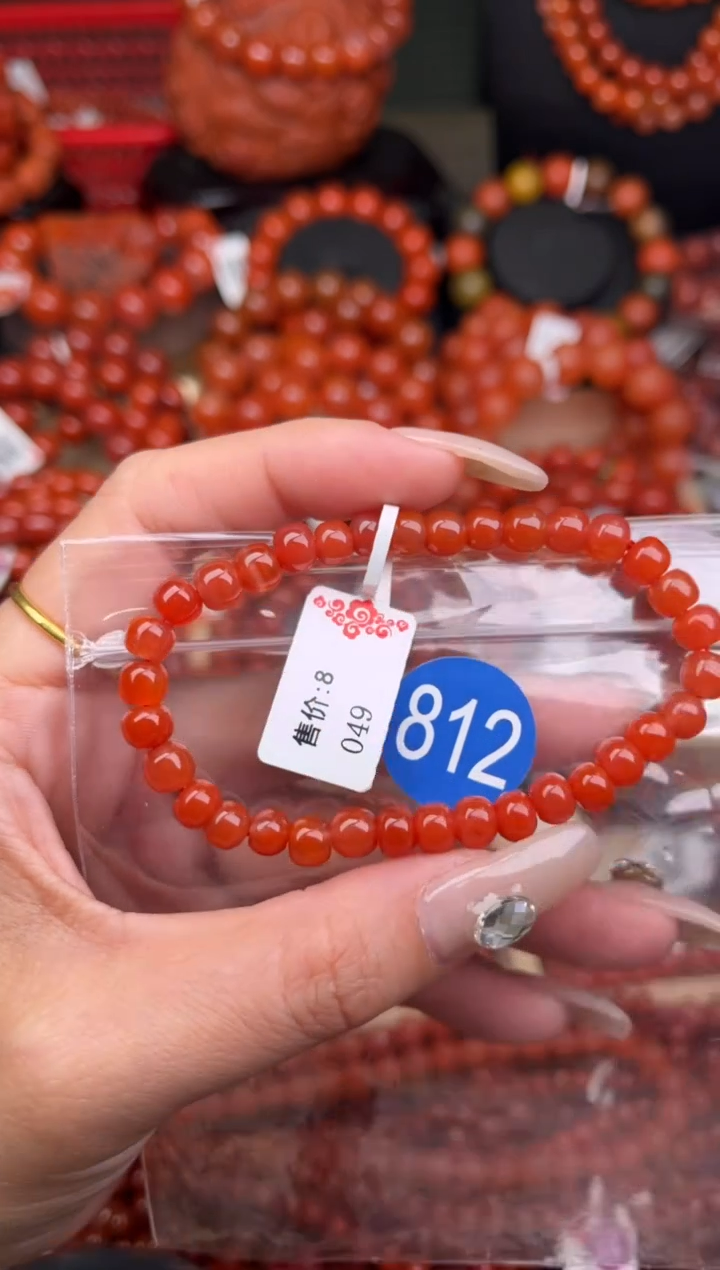 南红玛瑙未镶嵌珠宝奇石812-6+