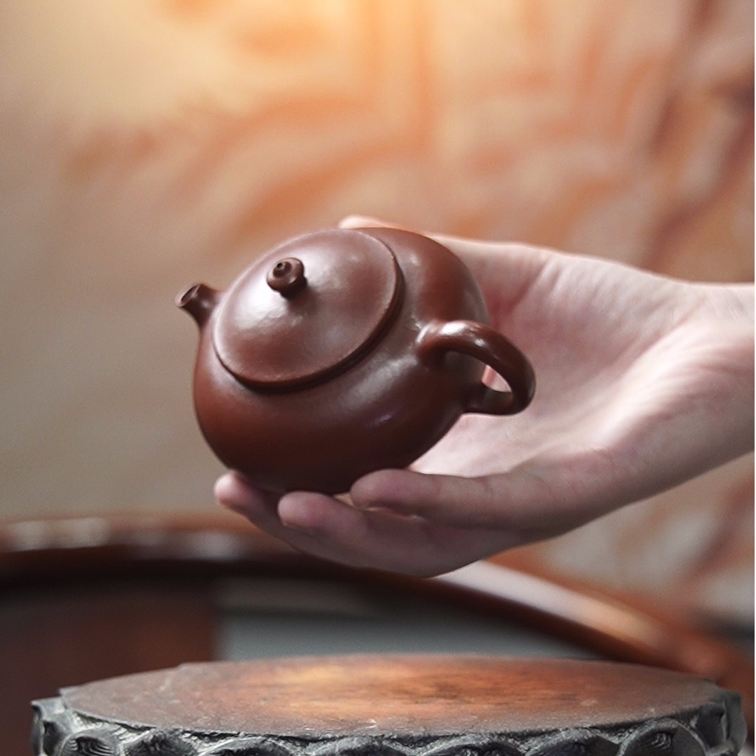 孟臣 内推 小品光器寒江 小煤窑朱泥 H595