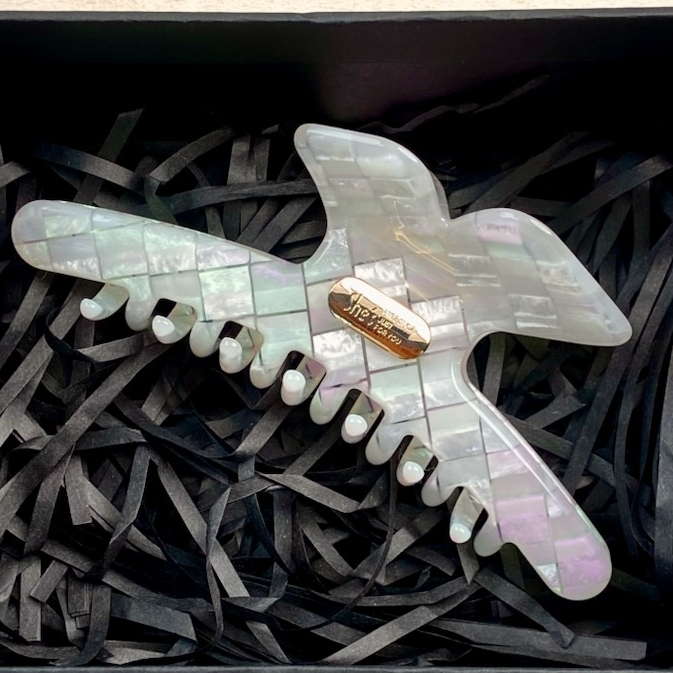 【揽季】【白蝴蝶】小依家限定多色珠光蝴蝶型时尚抓夹