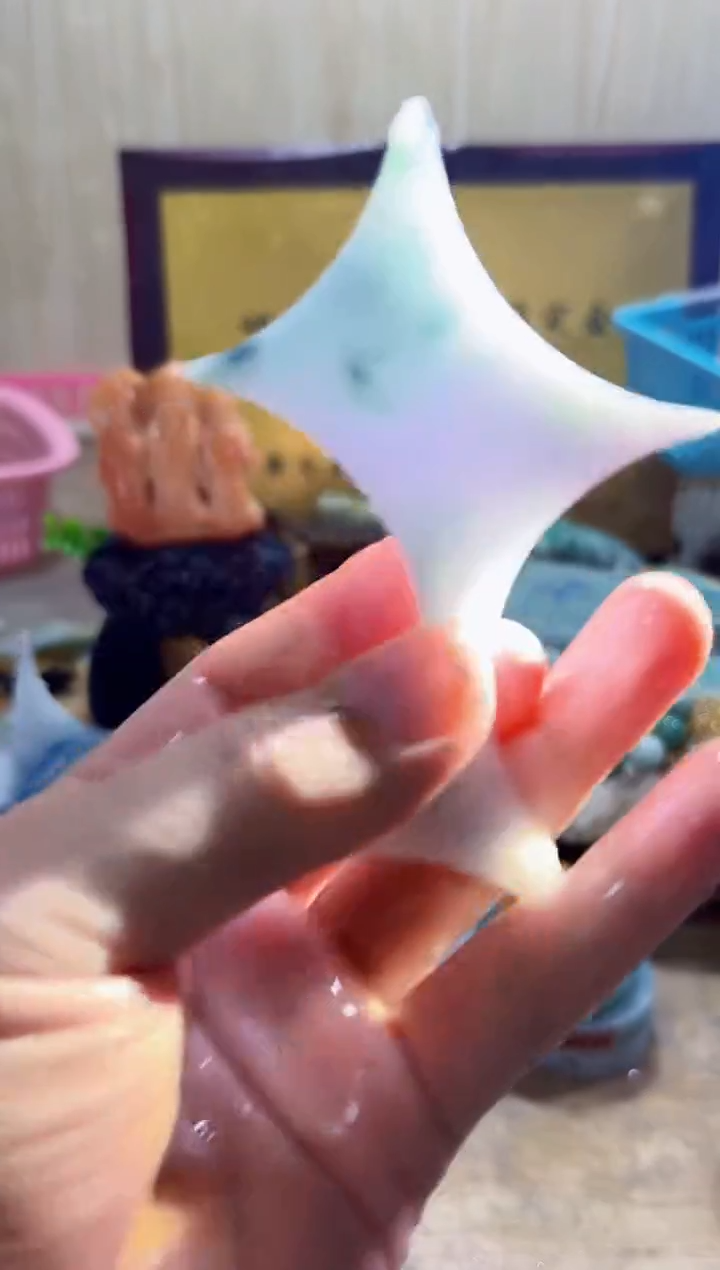 翡翠挂件未镶嵌A货常星2434