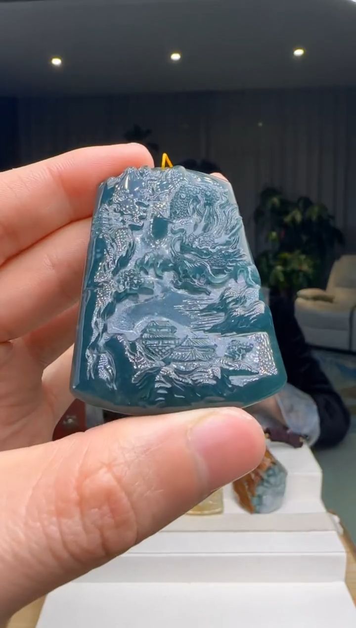 【闪购商品】翡翠吊坠(不含链)未镶嵌DY@@WS50225H067