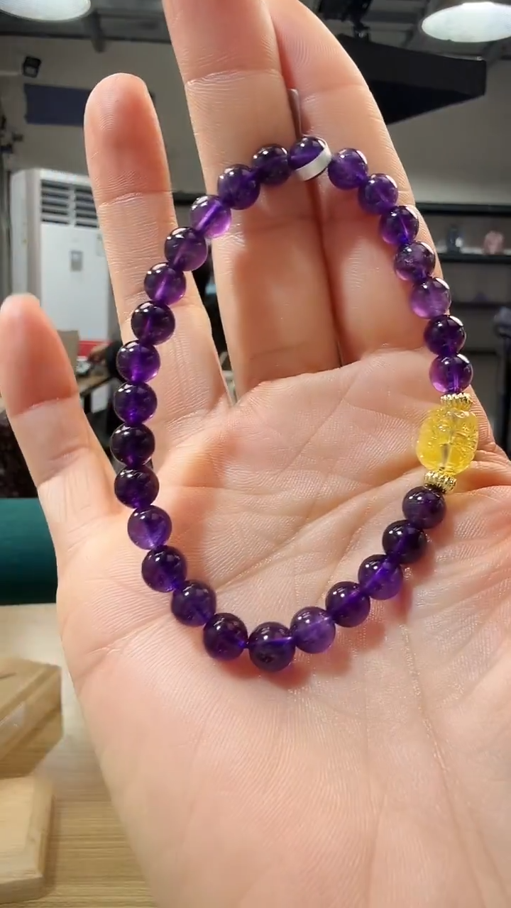 未镶嵌手链水晶优0379 约6mm