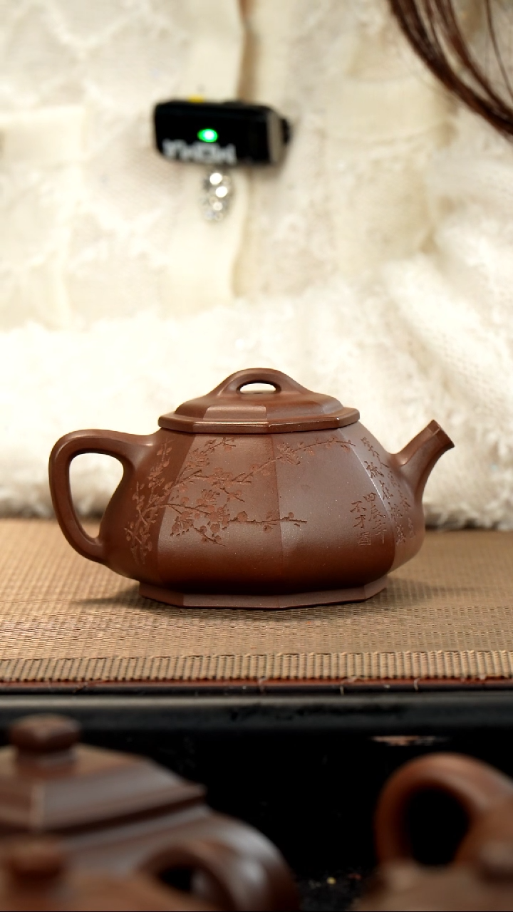 【闪购商品】紫砂茶壶老紫泥八方静瓢