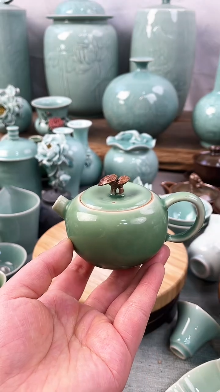 【闪购商品】特价 微瑕 慧仙青瓷