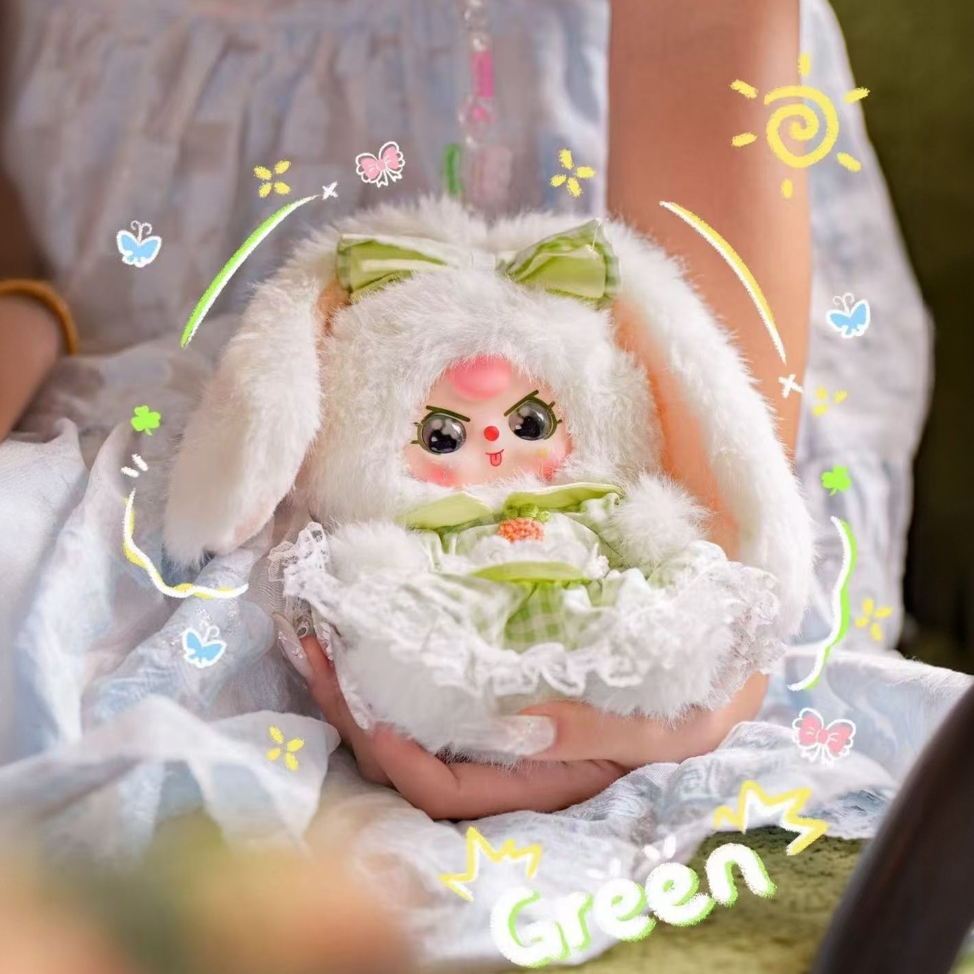 娃三岁玛奇朵mini兔包毛绒盲盒可爱潮玩公仔礼物