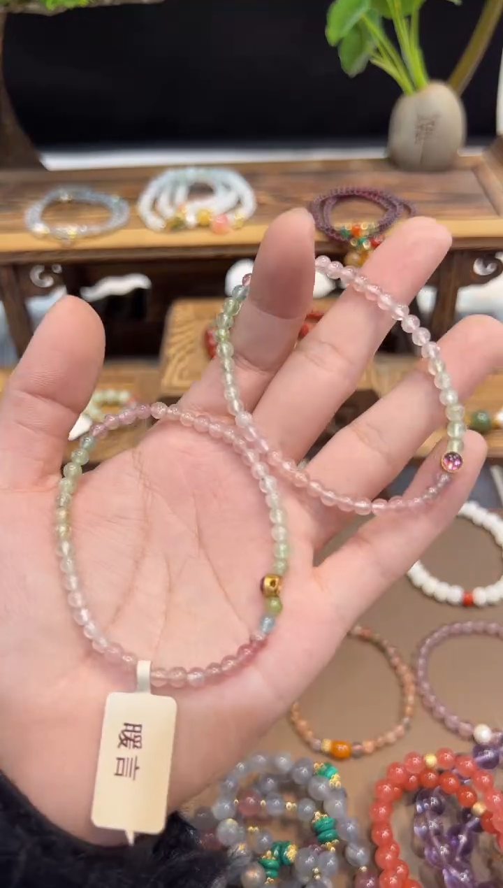 【闪购商品】碧玺手链未镶嵌手饰@@多样性发一