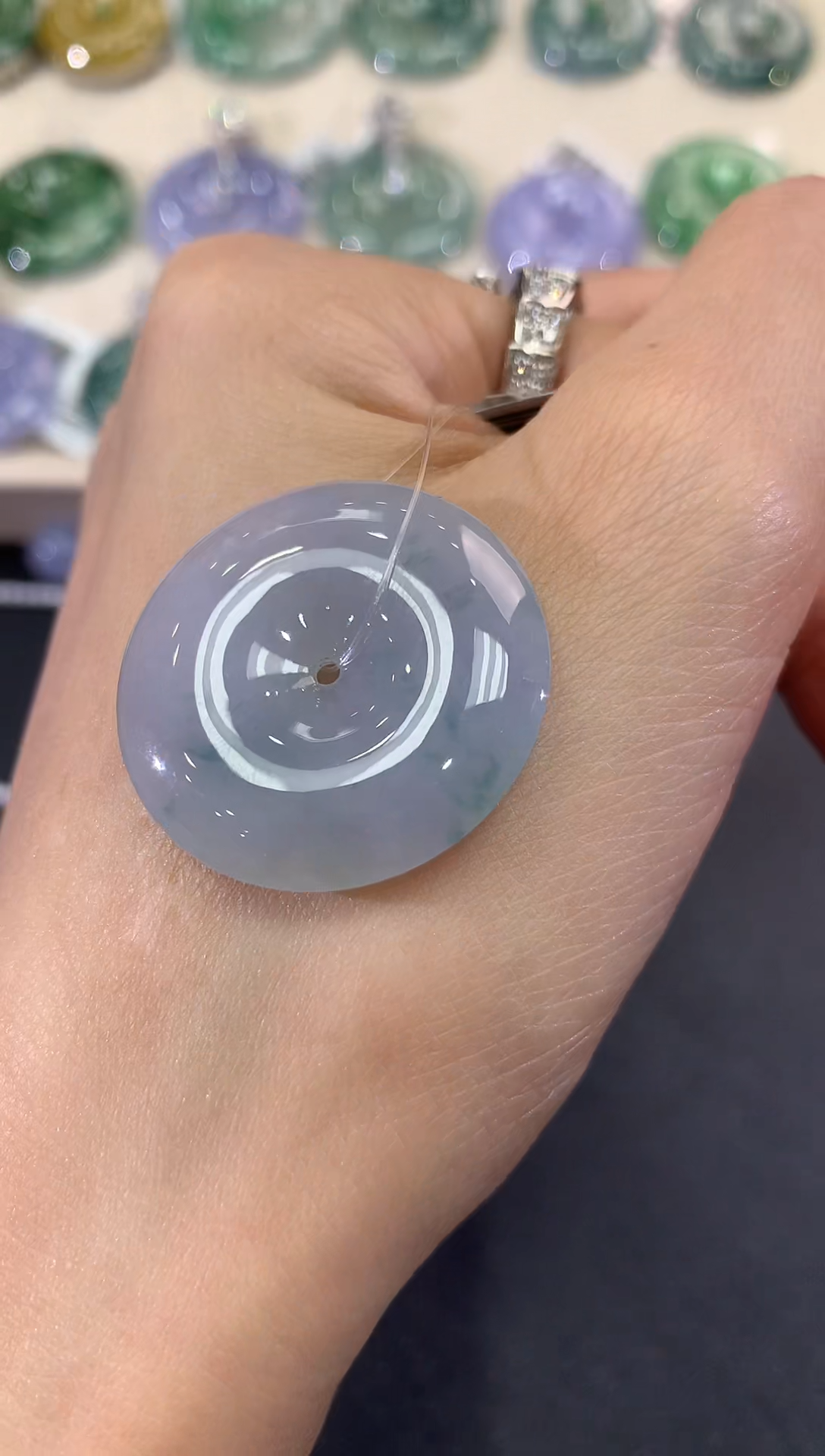 【闪购商品】翡翠吊坠(不含链)未镶嵌a37紫货有色差