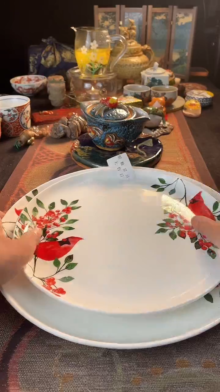 瓷片雨*散瓷默认微瑕，看清尺寸品相再拍