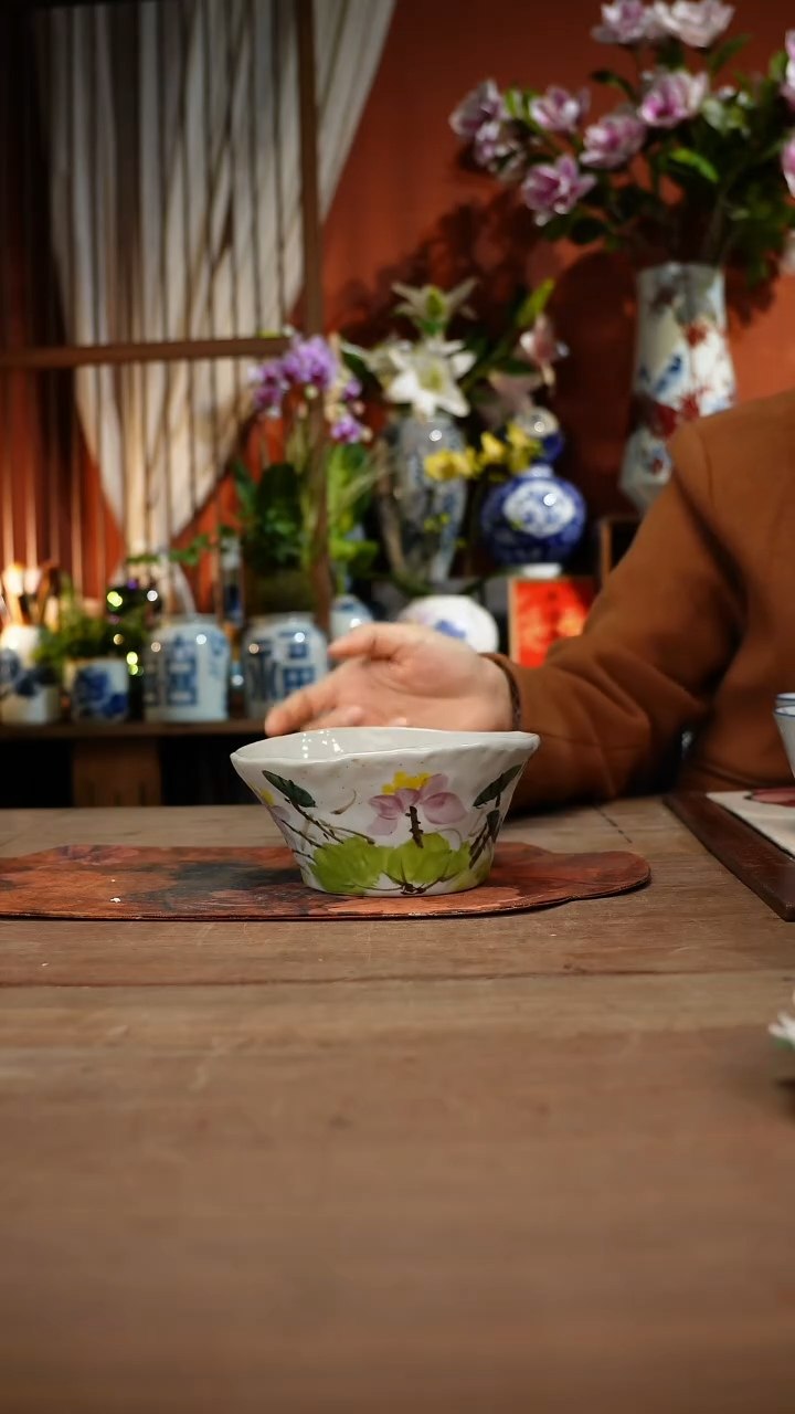 当代景德镇高温釉下彩手绘陶瓷餐具