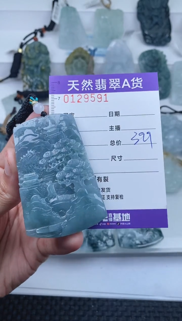 【闪购商品】翡翠颈饰未镶嵌         591