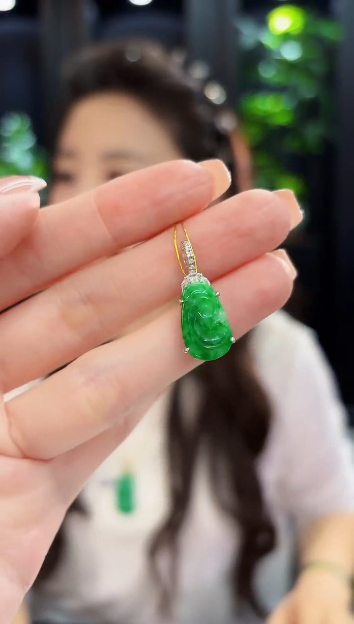 颈饰未镶嵌翡翠 缅料A货/支持复检/一件