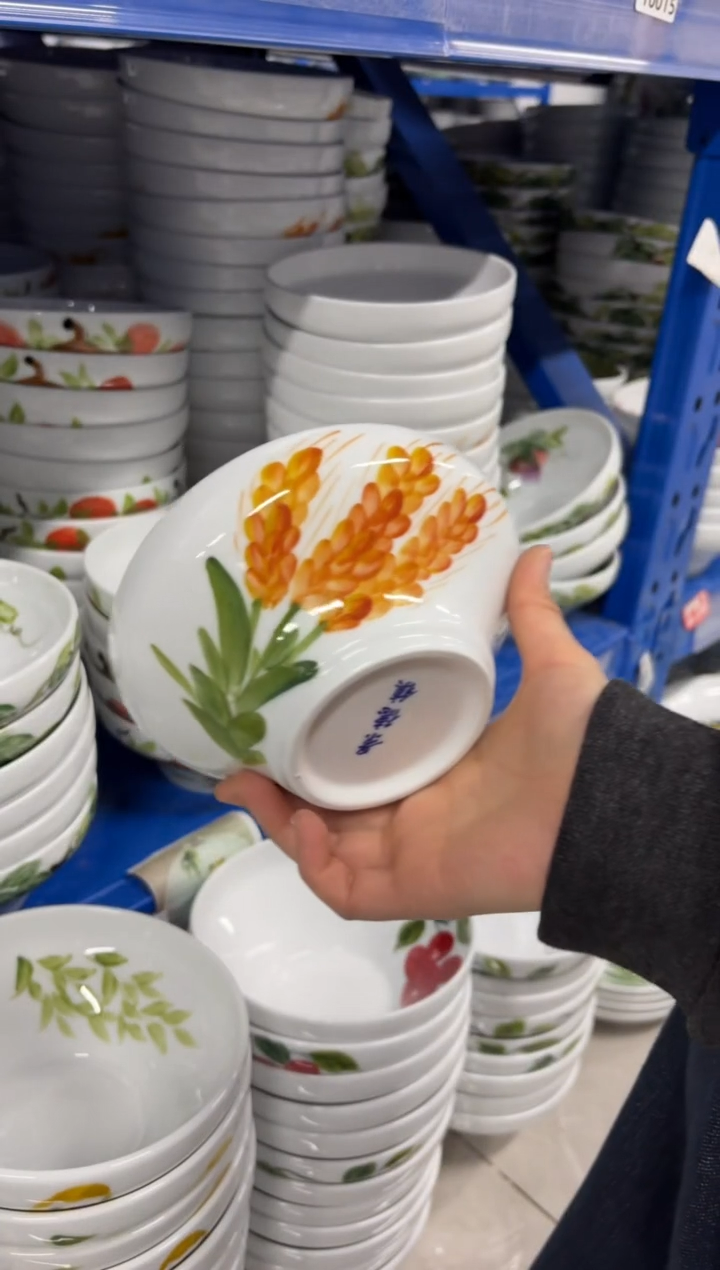 景德镇手绘釉中彩（食品级）葫芦碗