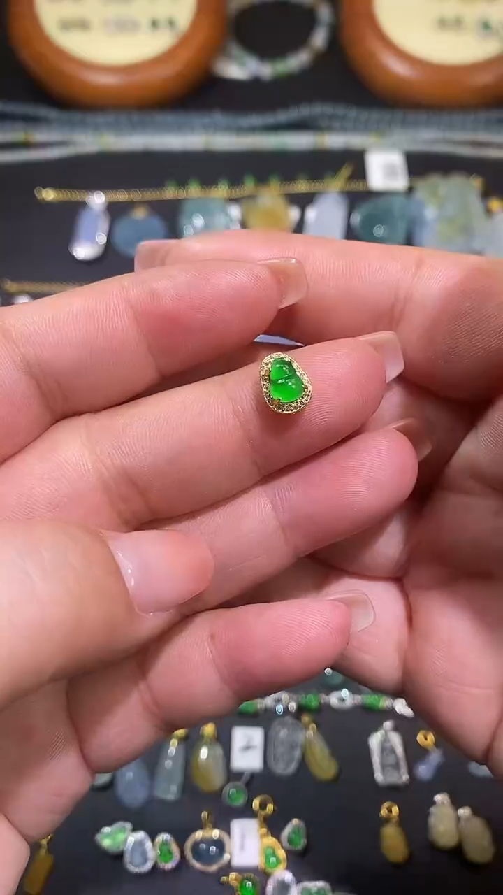 【闪购商品】翡翠吊坠(不含链)银S925镶嵌1