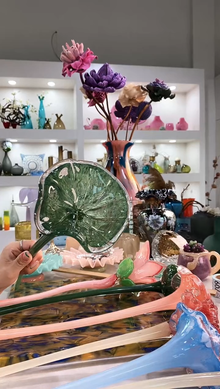 慕忆家手作琉璃花瓶